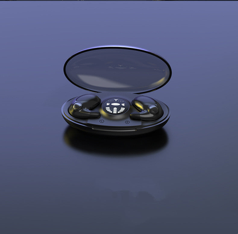 Mini Invisible Sleep Wireless Bluetooth Headset Stereo Sport Game Earphone With Fast Charging Case High Sound Quality Headphone