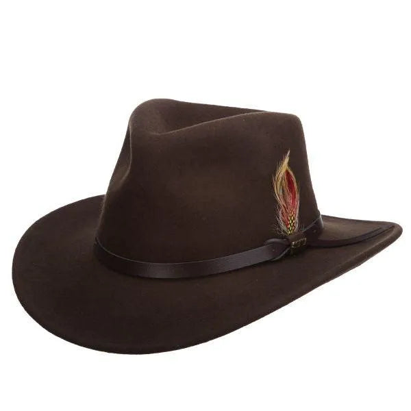 Scala Piscataway - Soft Wool Felt Outdoorsman Hat