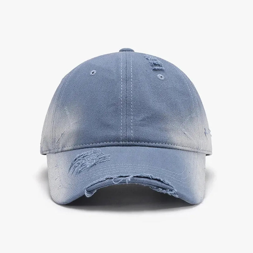 Distressed Adjustable Cotton Baseball Hat