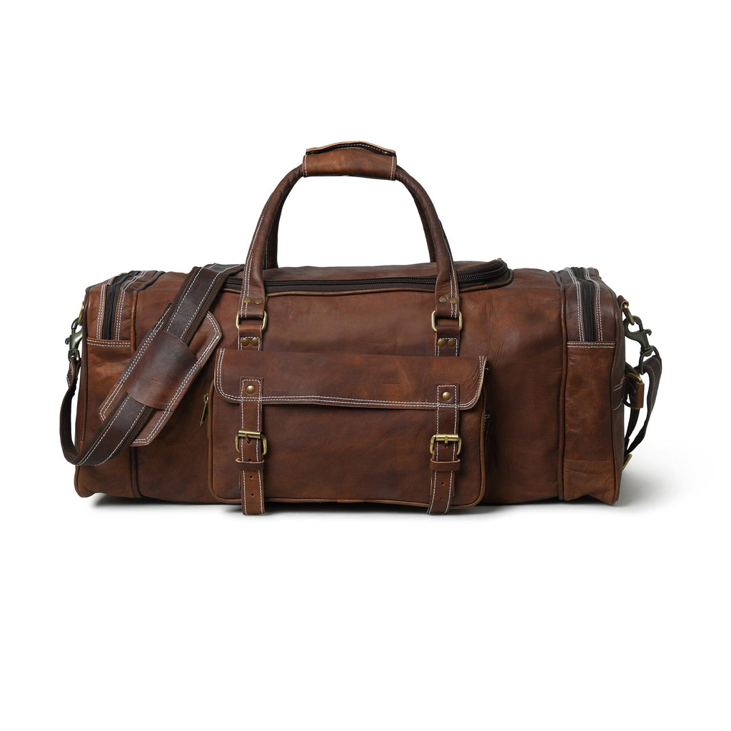 Walker Leather Weekender Bag + Free Toiletry