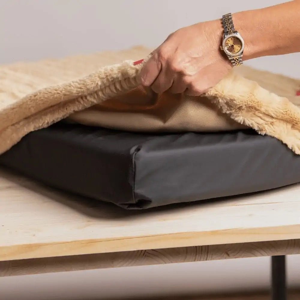 DuraCloud Orthopedic Pet Bed with Washable Cover, Joint Support Foam & Waterproof Liner