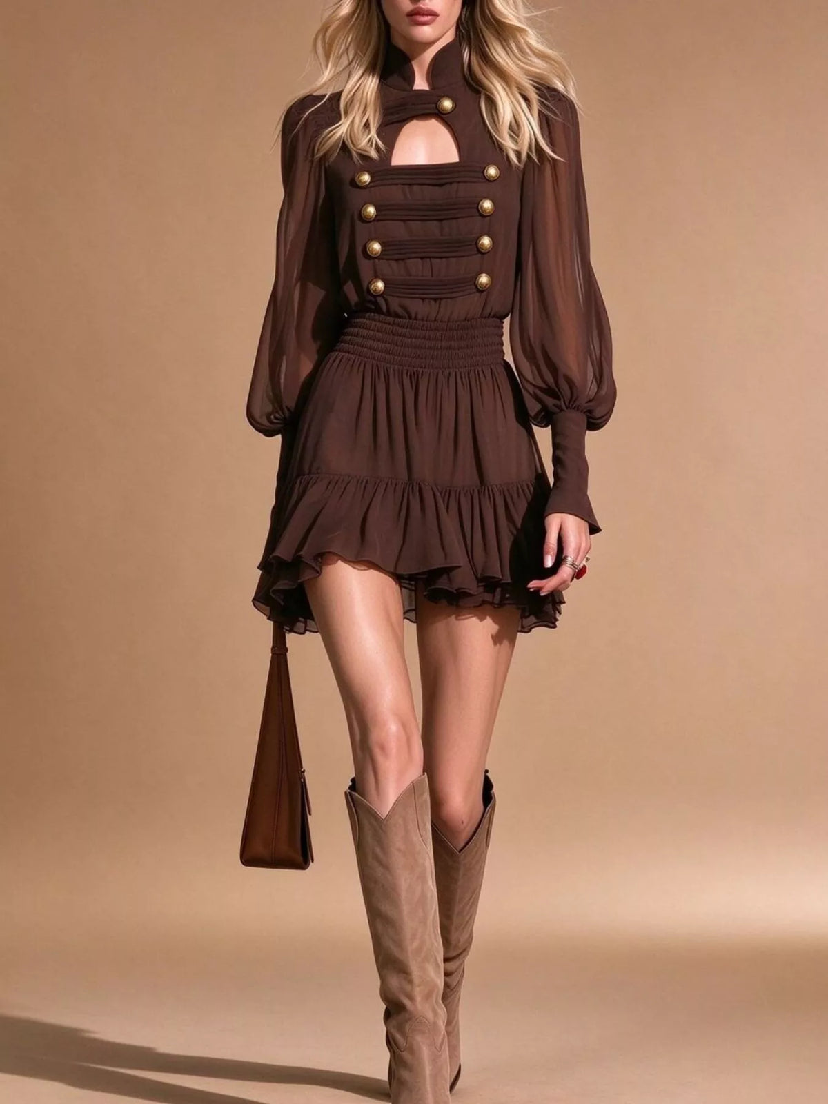 Cami Dress and Chiffon Mini Dress Set