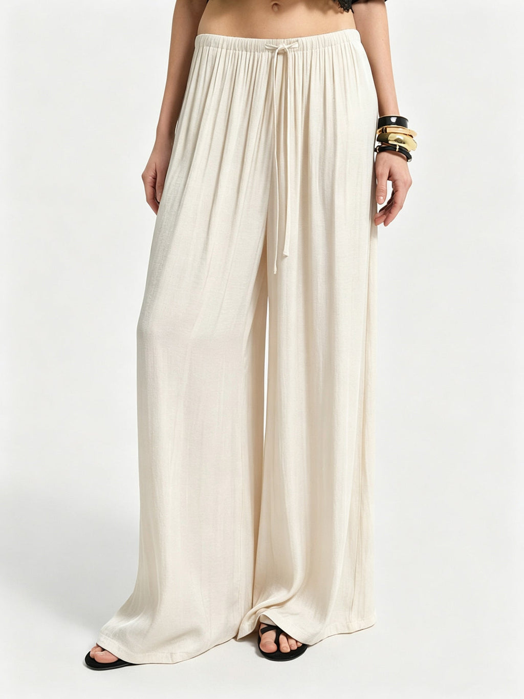 Wide-leg Casual Pants Womens Style Loose-fitting And Slimming