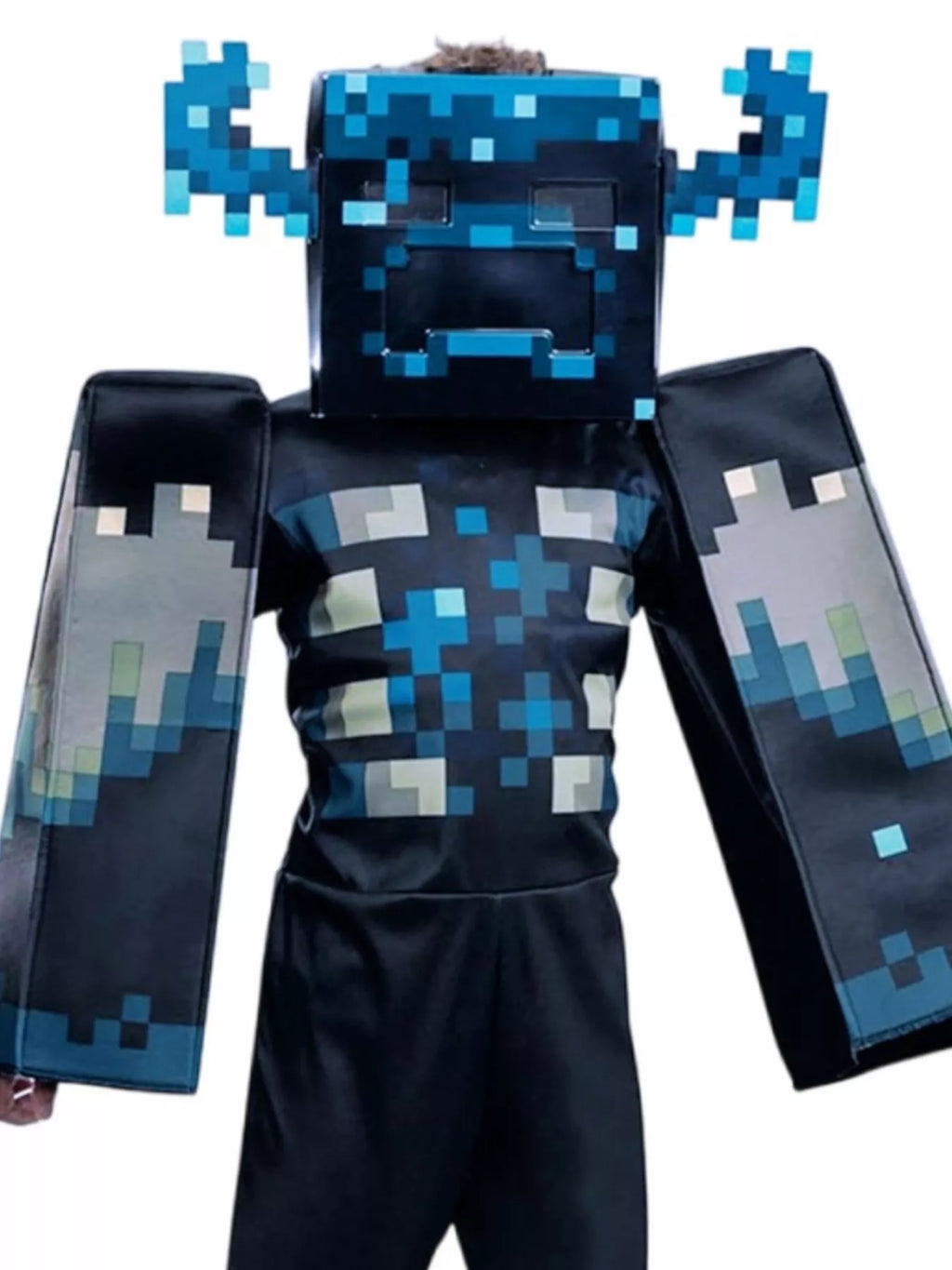Children's Minecraft Pixelated Print Costume Set