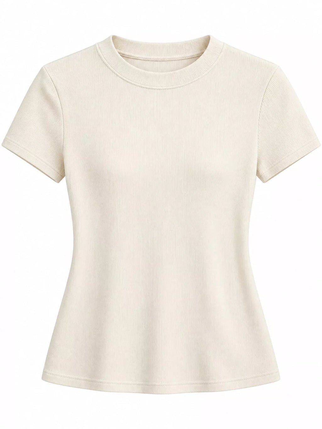 Slim-Fit Crew Neck Basic T-Shirt