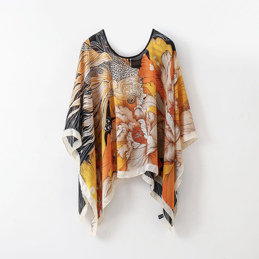 Pullover Shawl Outerwear Cover-up Multifunctional Scarf