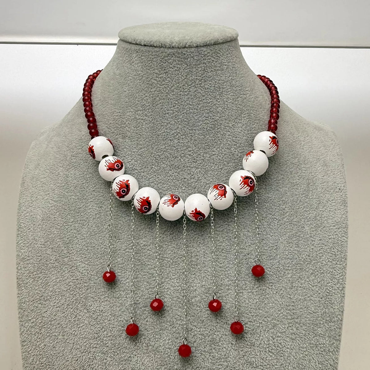 Halloween Gothic Eyeball Necklace