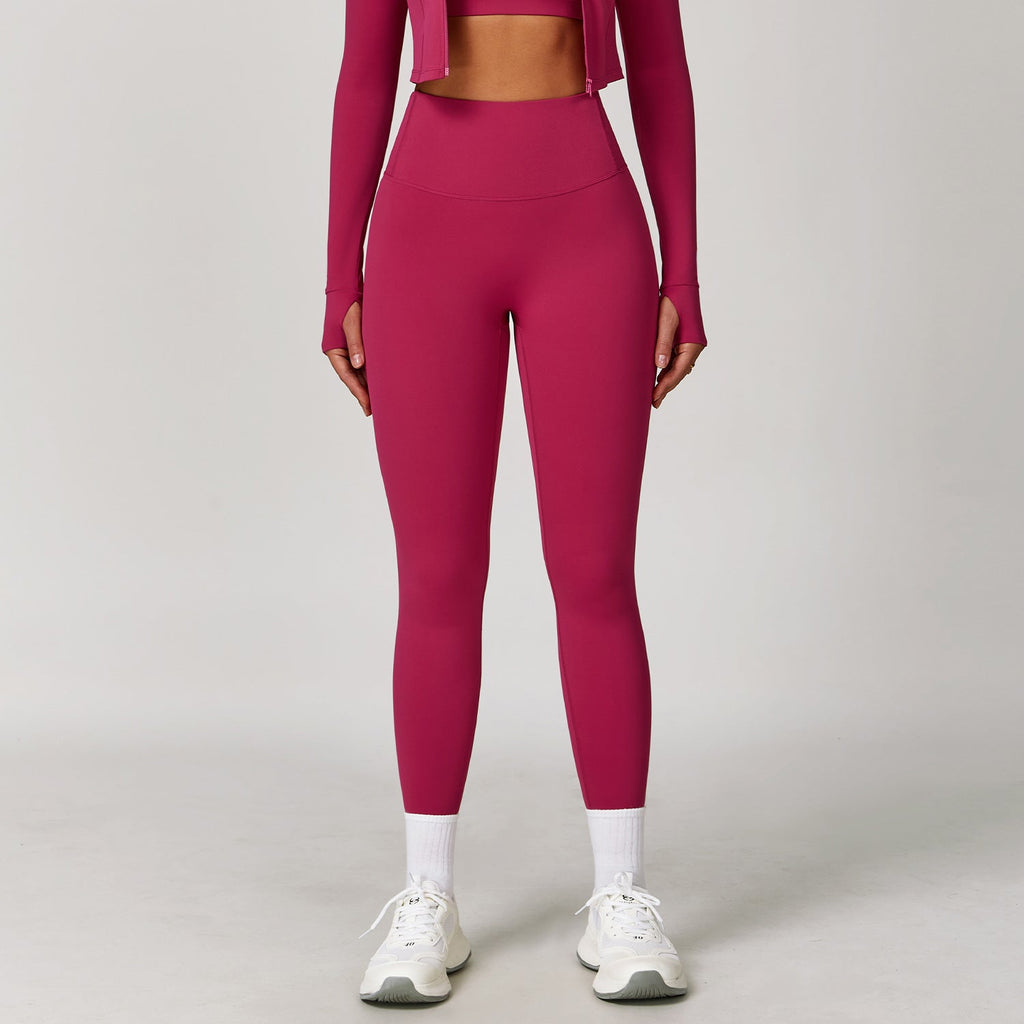 Running Cloud-Feel Quick-Dry Fitness Pants Breathable Outdoor Tight Sports Pants High-Waisted Butt-Lifting Yoga Pants For Women 8047
