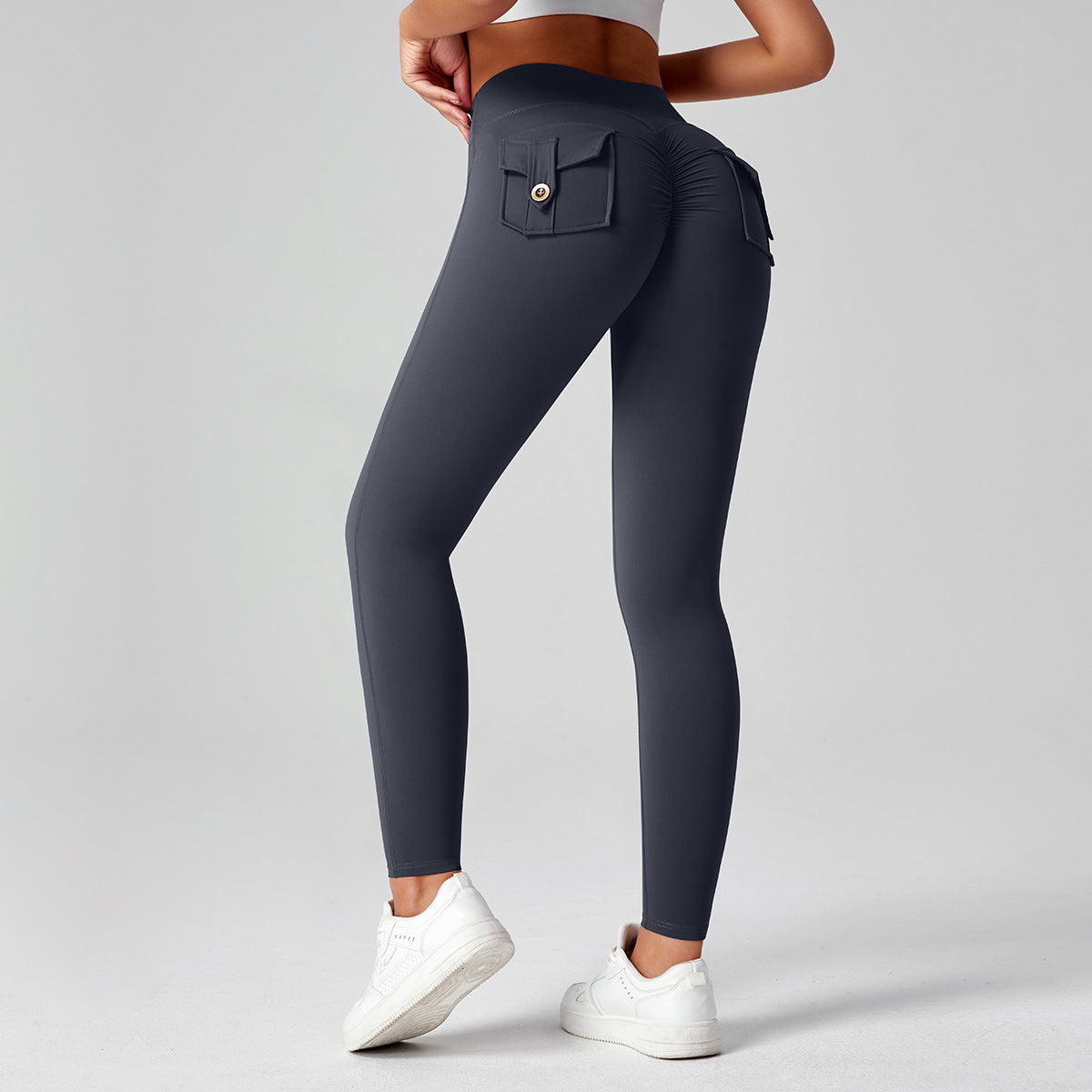 Fitness Yoga Pants For Women High-waisted Butt-lifting Stretchy Form-fitting Workout Tights
