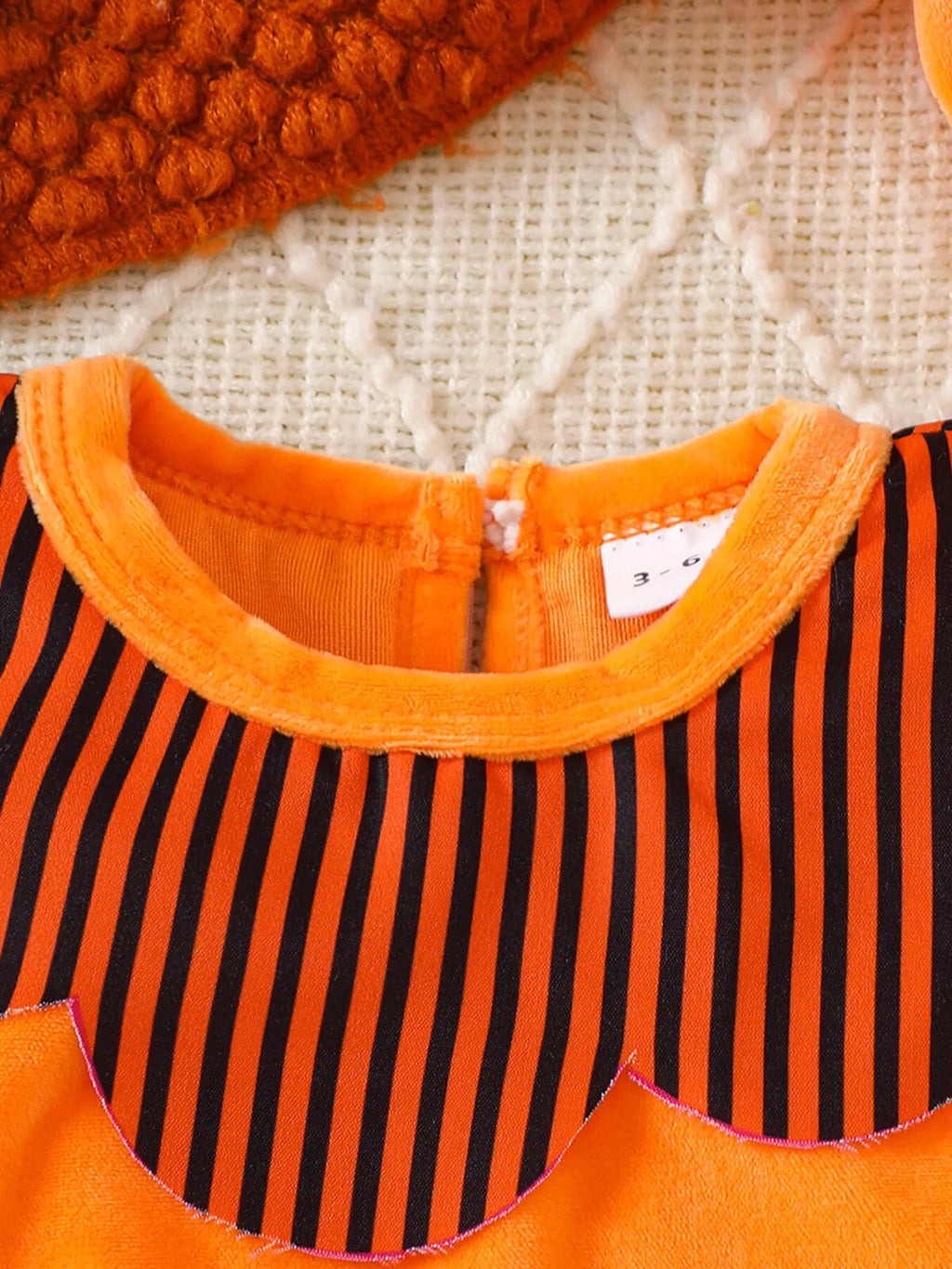 Children's Halloween Sleeveless Bodysuit and Hat Set