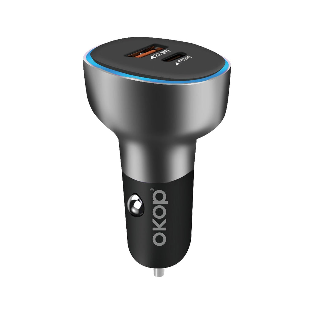 KP-C100 Wholesale Super-Fast Car Chargers MP3 Players Multi-Port USB Type-C In Stock