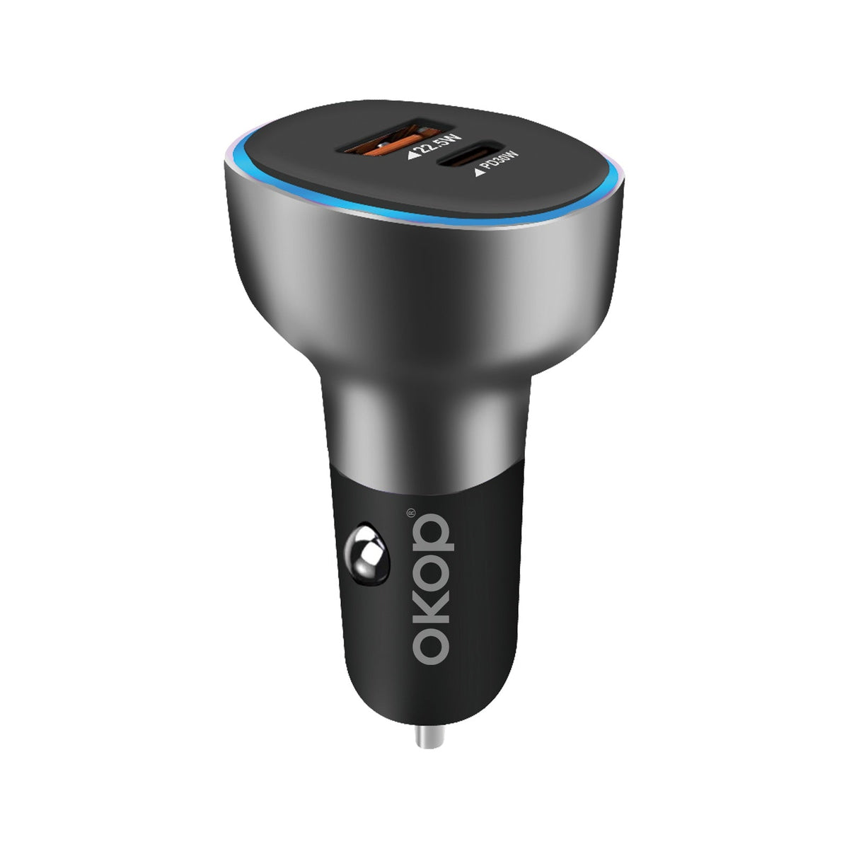 KP-C100 Wholesale Super-Fast Car Chargers MP3 Players Multi-Port USB Type-C In Stock