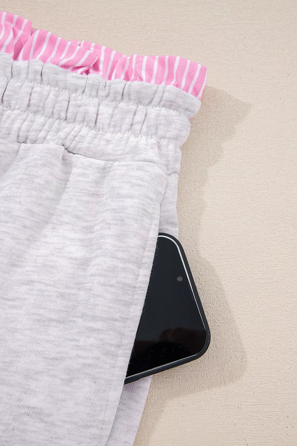Dropped Shoulder Sweatshirt and Drawstring Pants Set