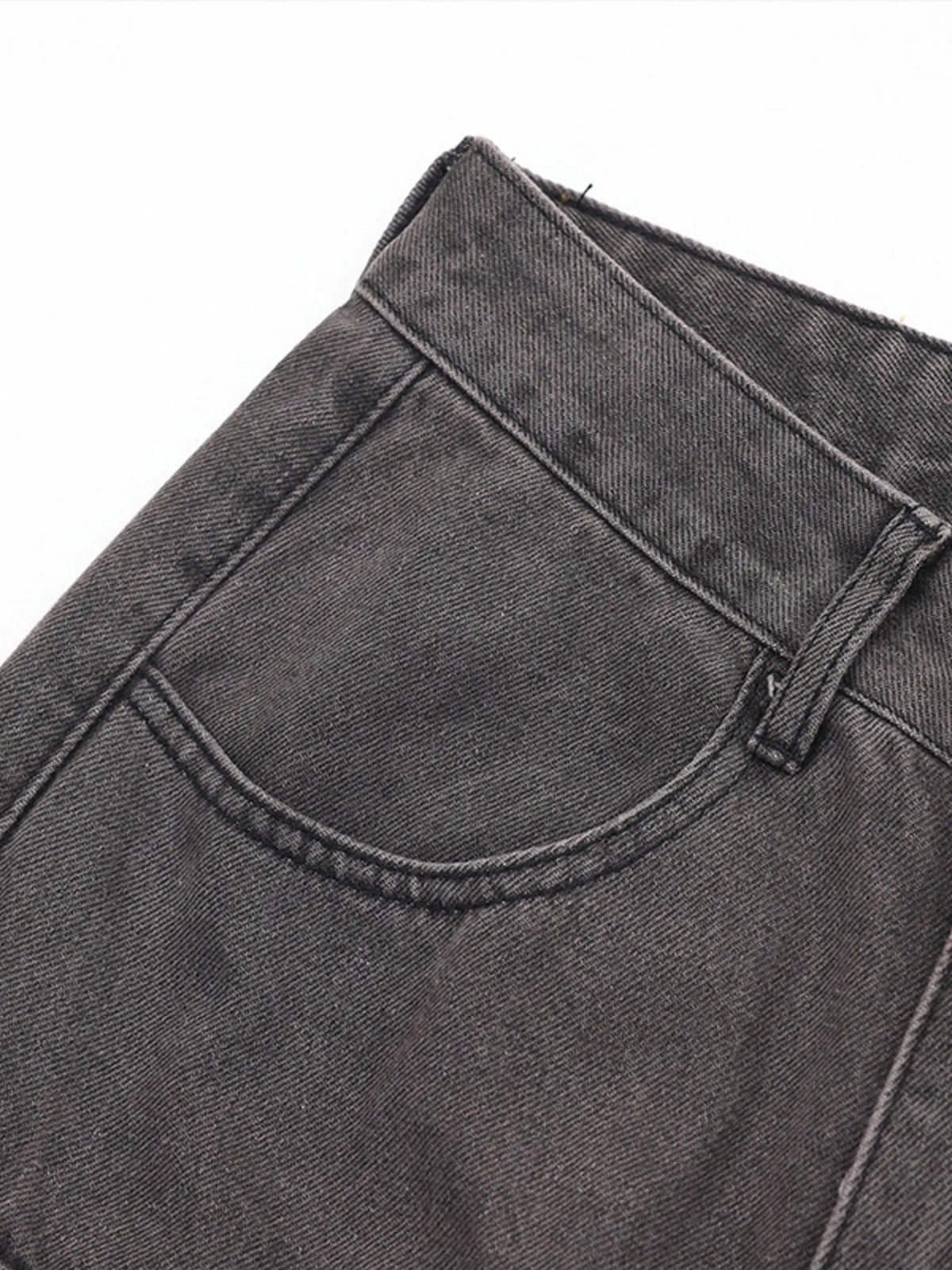 Men's Multi-Pocket Cargo Straight Jeans