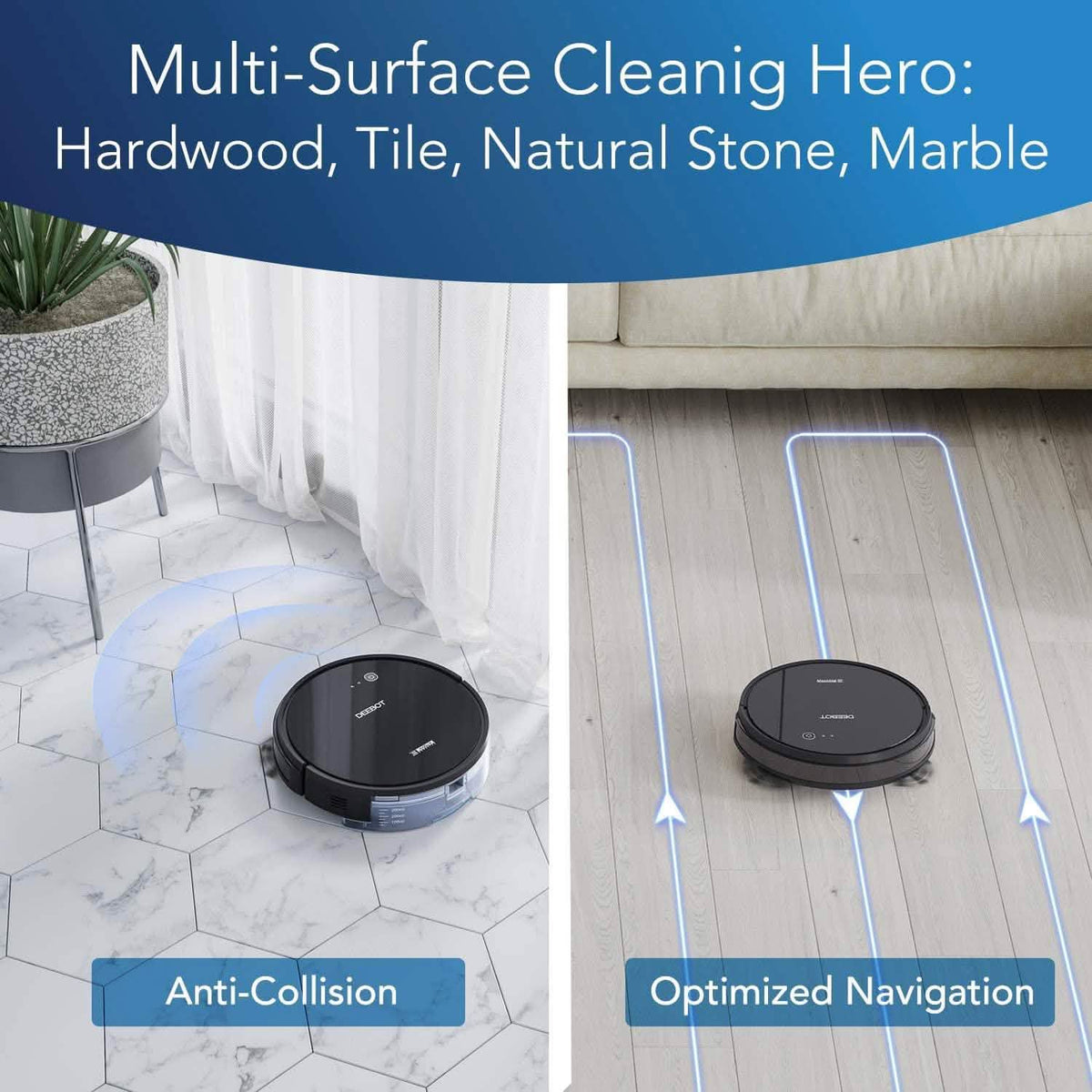 Ecovacs Deebot 661 Convertible Robot Vacuum