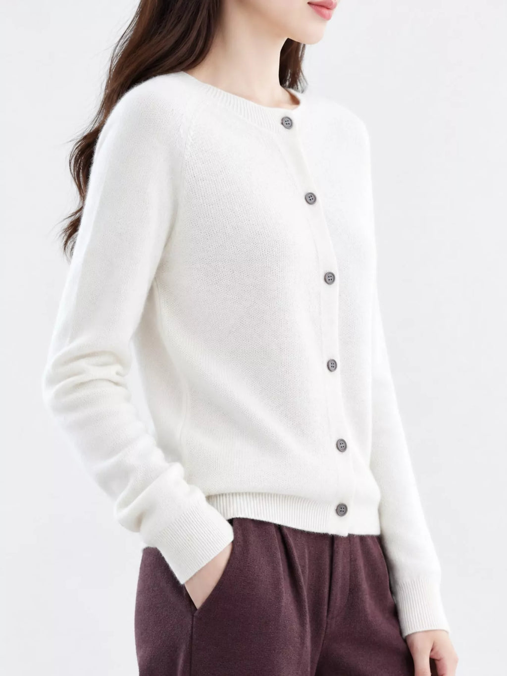 Button-Down Long Sleeve Cardigan