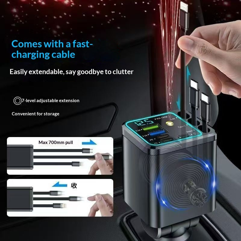Super-fast Charging 7-in-1 Car Phone Charger
