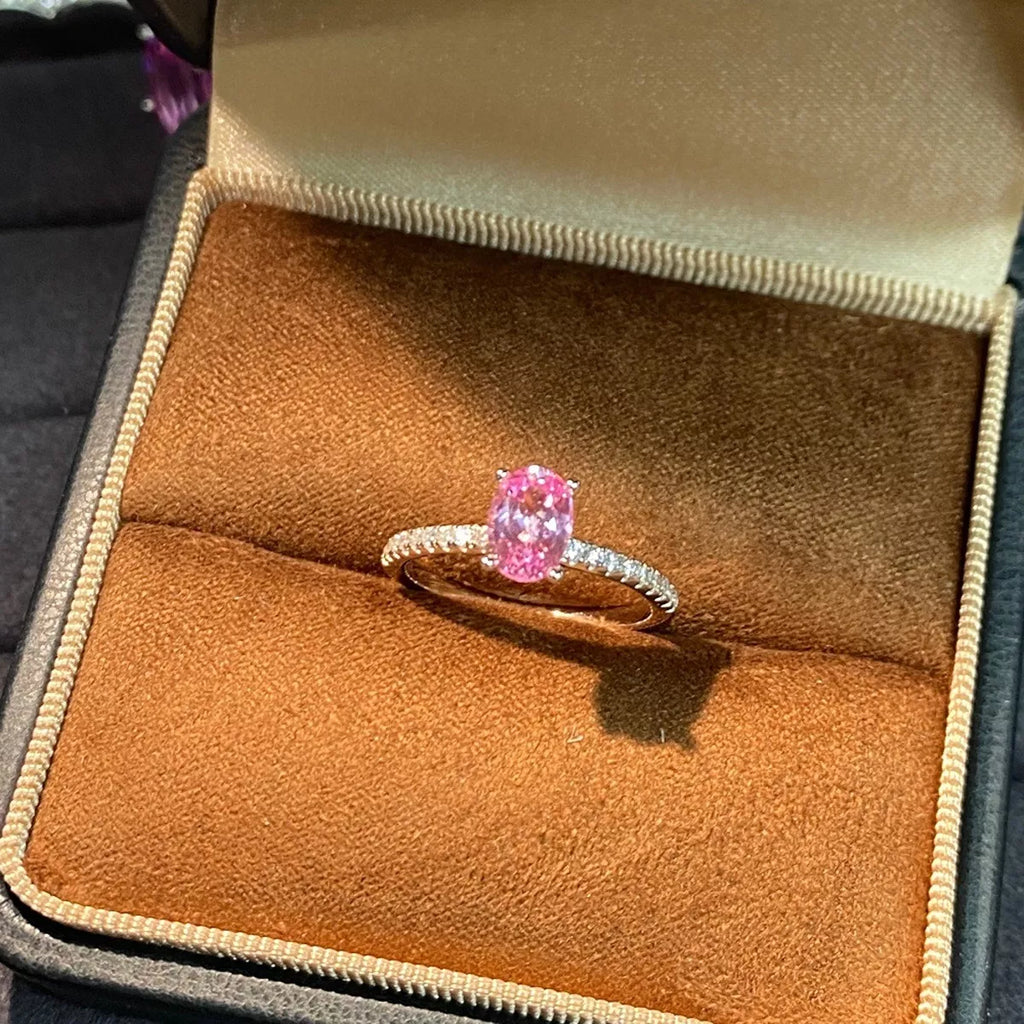 925 Sterling Silver Zircon Ring