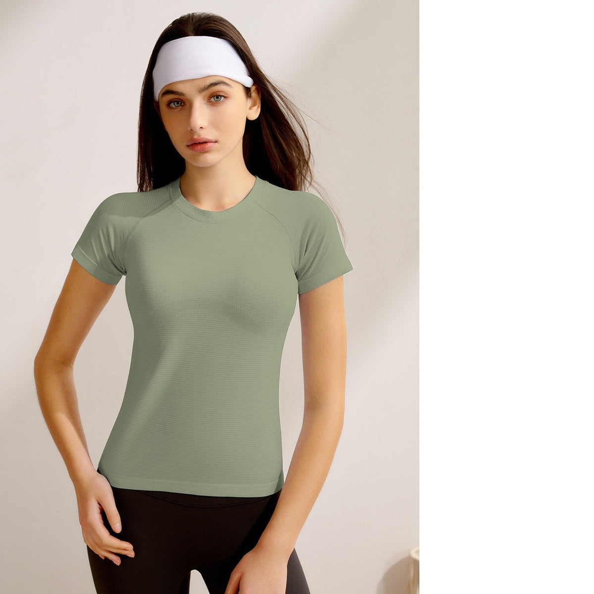 New Women's Short-Sleeve Yoga Top, Professional Pilates Training, Quick-Dry Running & Fitness Yoga Apparel