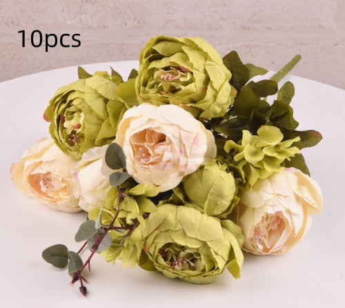13 Core-spun Peony Decorative Flowers Artificial Flowers Artificial Flowers