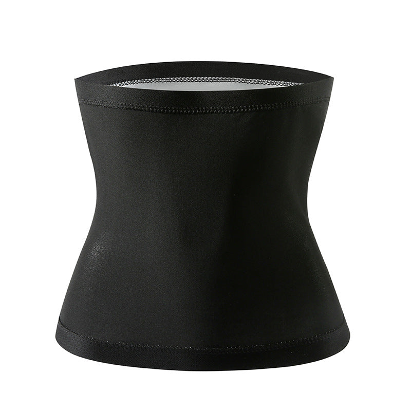 Europe And The United States Cross-border Sweat Belly Belt Sports Yoga Fitness Sauna Sweat Waist Protection Zipper Body Shaping Belt