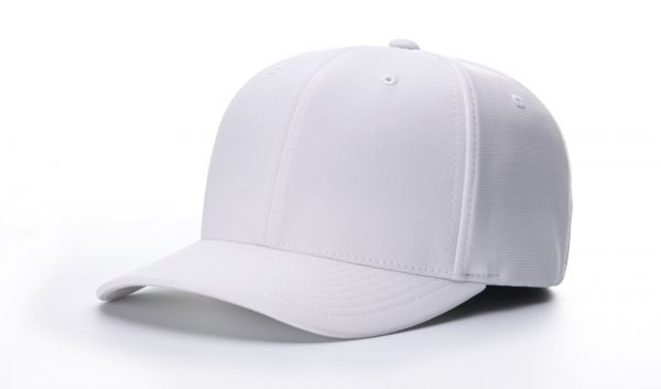 Richardson Flex-Fit Football/Lacrosse Officials Hat - Black w/ White Piping
