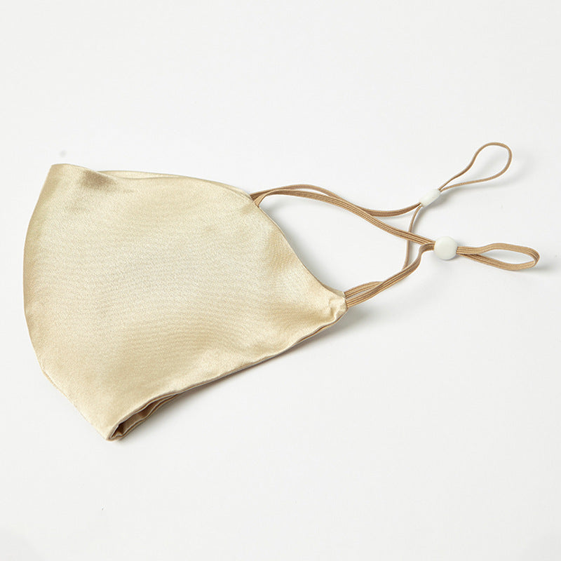 19 M Silk Mask Summer UV Protection Sun Block And Dustproof Solid Color
