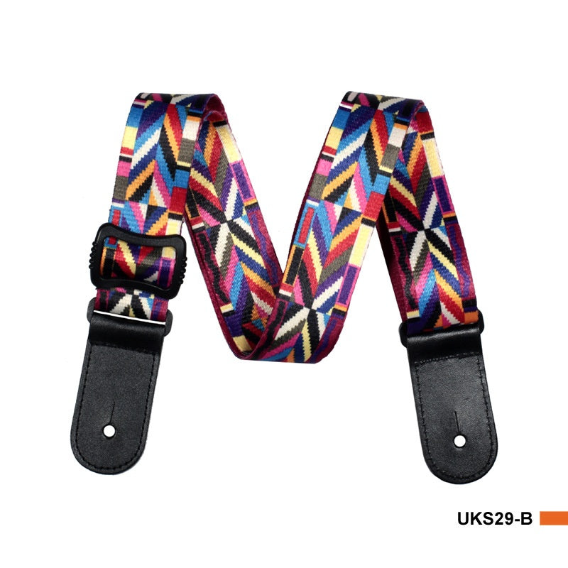 Thermal Transfer Printing Ukulele Color Small Guitar Belt