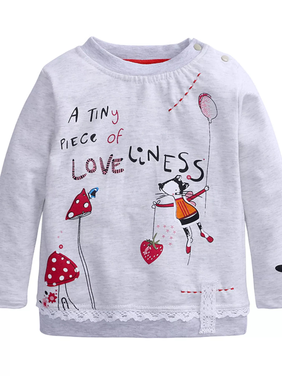 Children's Round Neck Top and Jeans Set