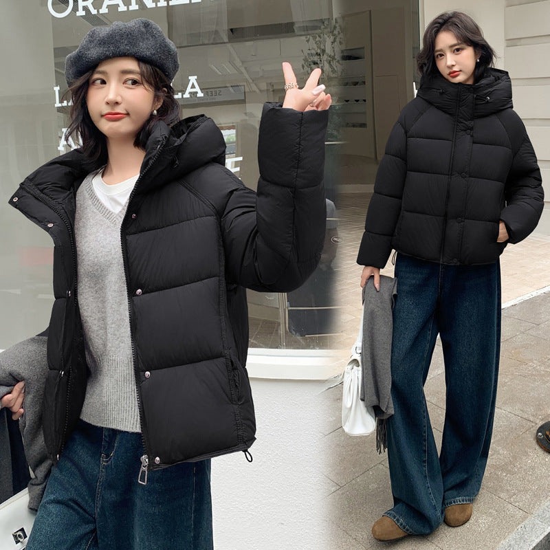 Womens Stylish Short Down Puffer Coat