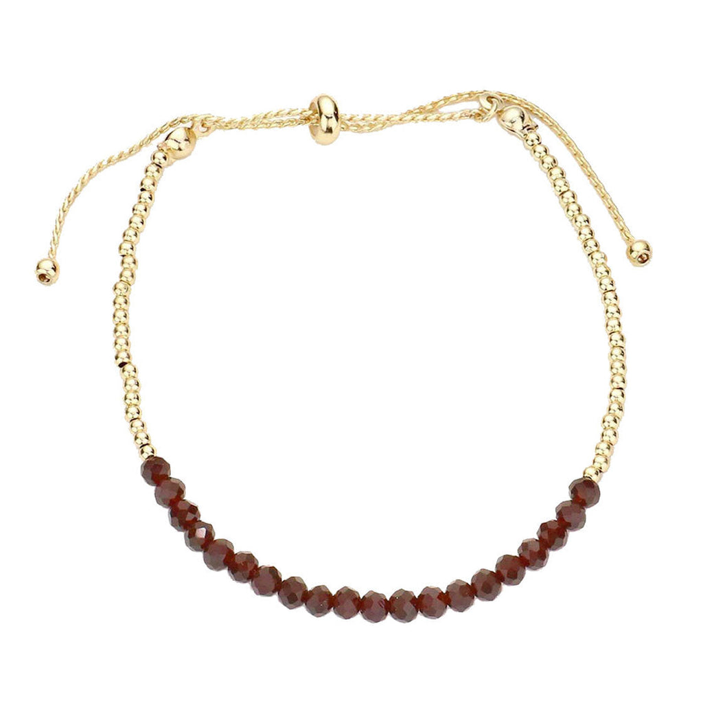 Faceted Beaded Bracelet