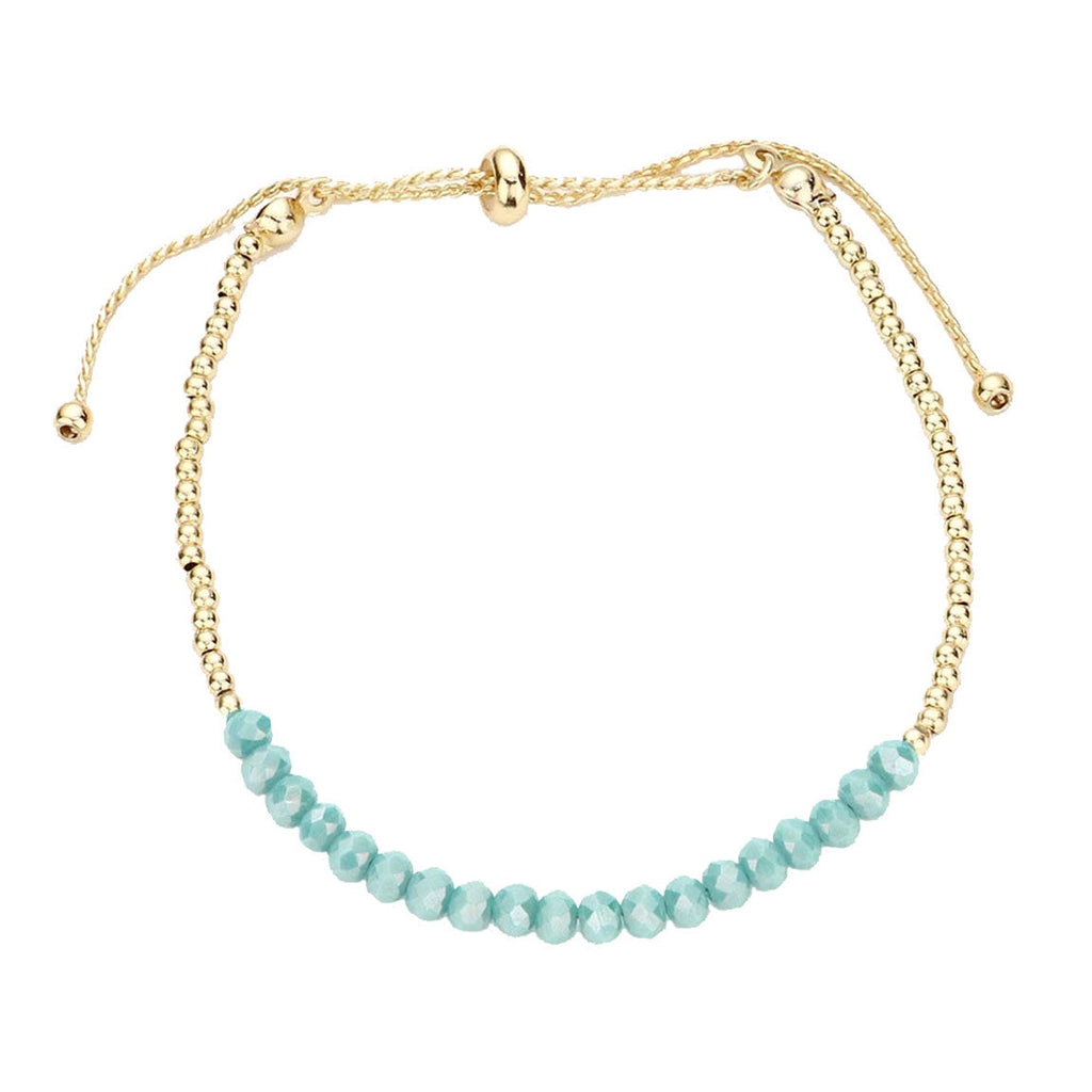 Faceted Beaded Bracelet