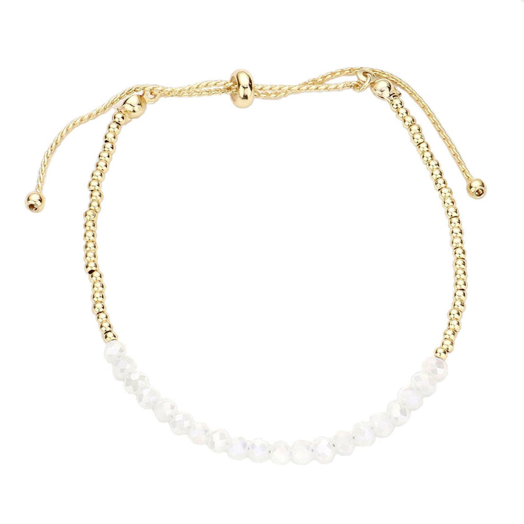 Faceted Beaded Bracelet