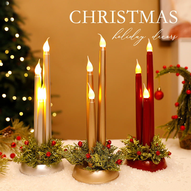 LED Electronic Candle Christmas Decorations