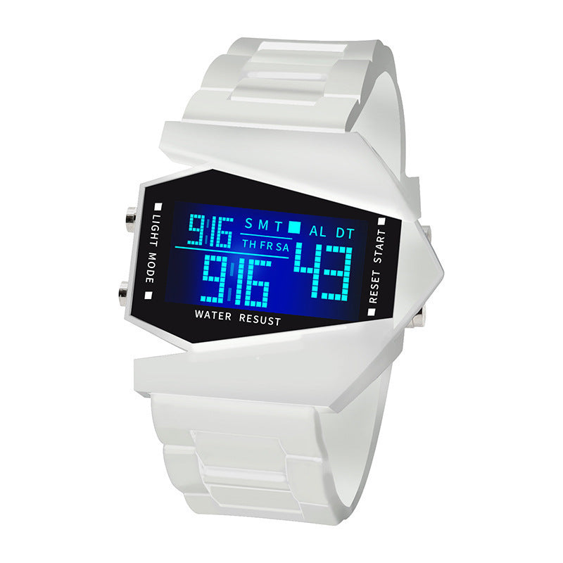 Luminous Multifunctional Square Fighter Jet Watch