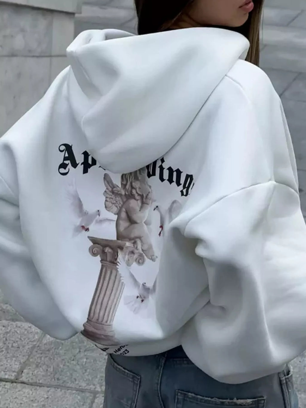 Full Size Zip-Up Drop Shoulder Hoodie Plus Size