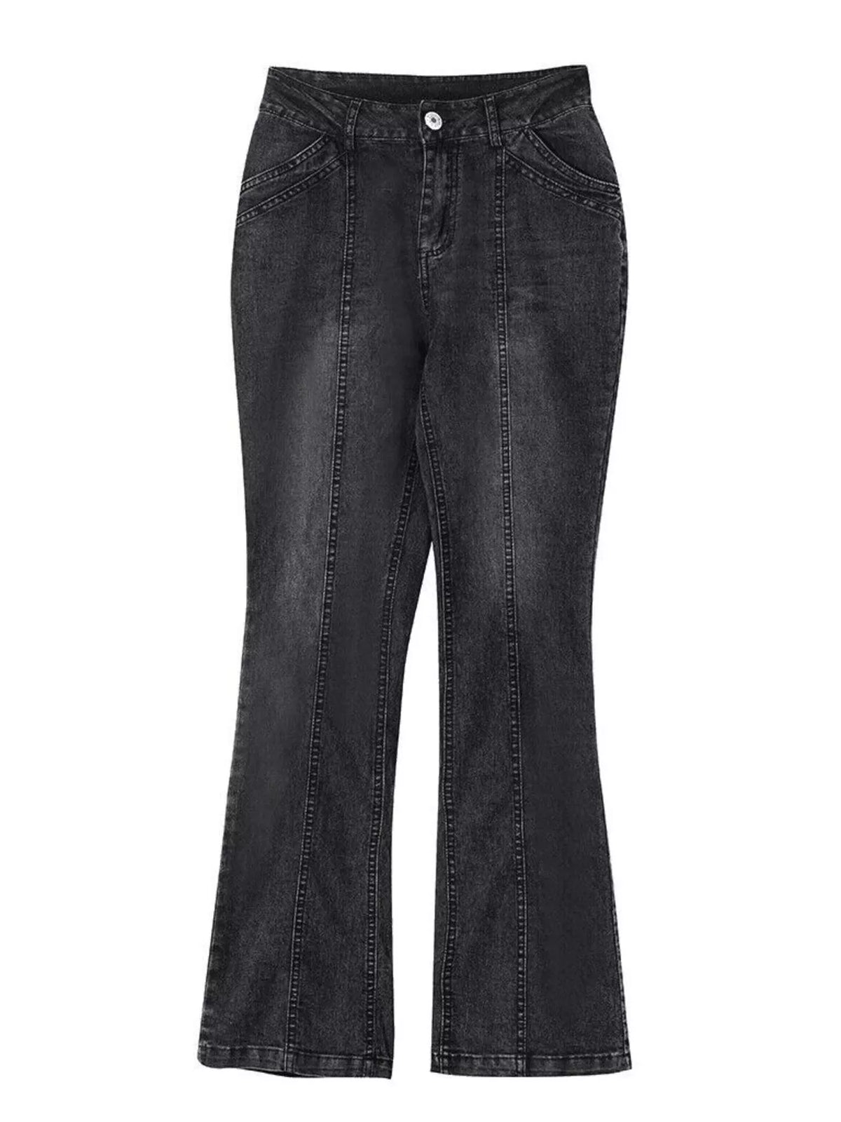 Mid-Rise Bootcut Jeans