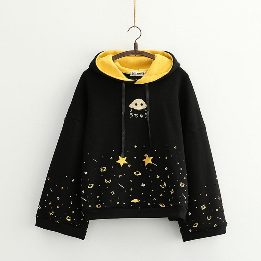 Forest Women's Autumn And Winter Clothing With Fleece Hoodie For Women