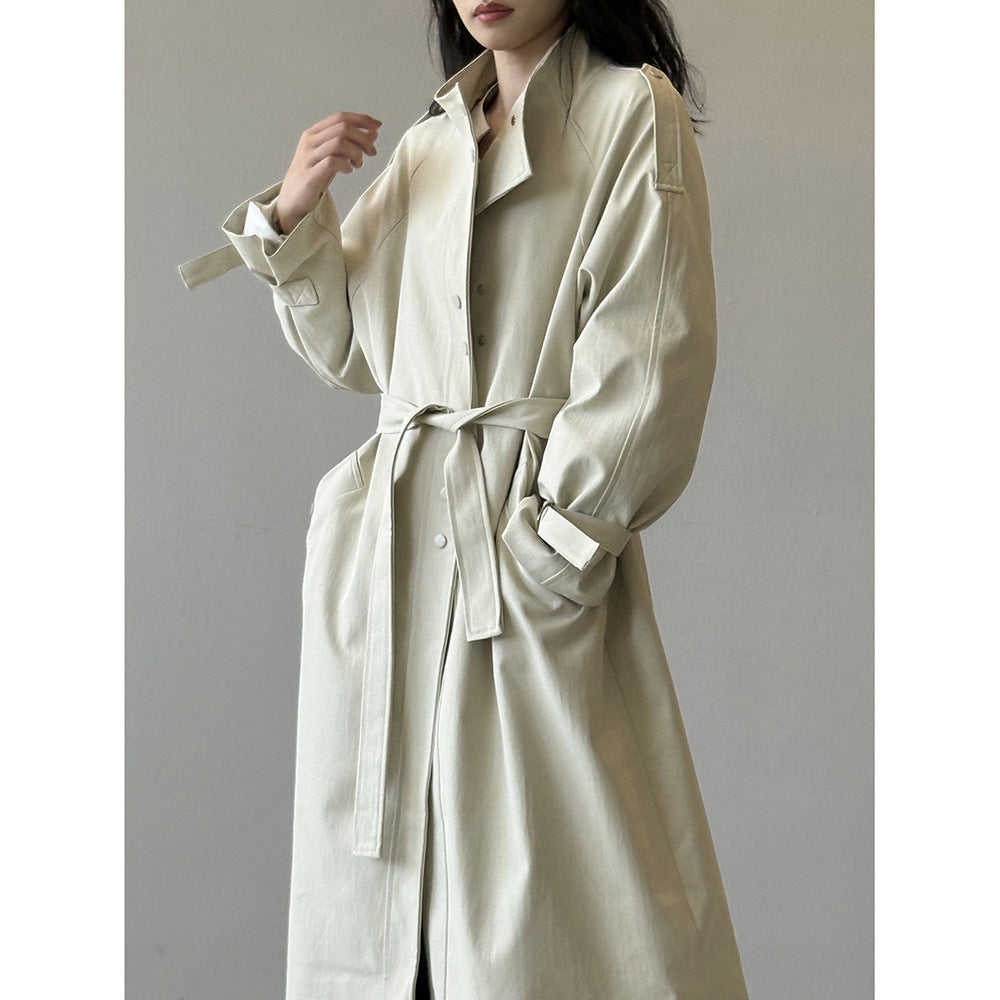 Temperament Commute Trench Coat For Women Autumn