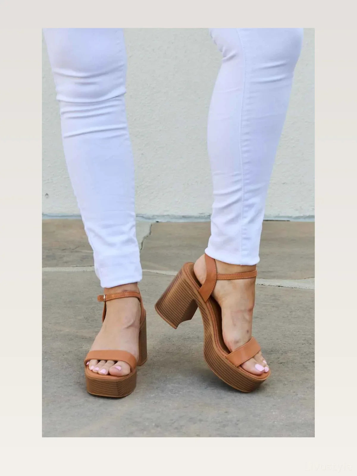Feel It Platform Heel Sandals