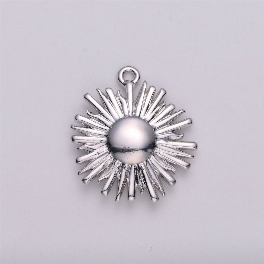 Gold Filled Sunshine Charm / Dainty Sun Charm / Sunburst Pendant / You Are My Sunshine / Celestial Sun Charm for Bracelet Necklace EarringC-537