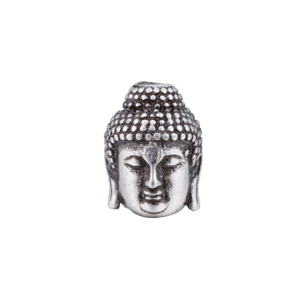 Gold / Silver / Rose Gold Meditation Buddha Head Spacer Beads | B-027