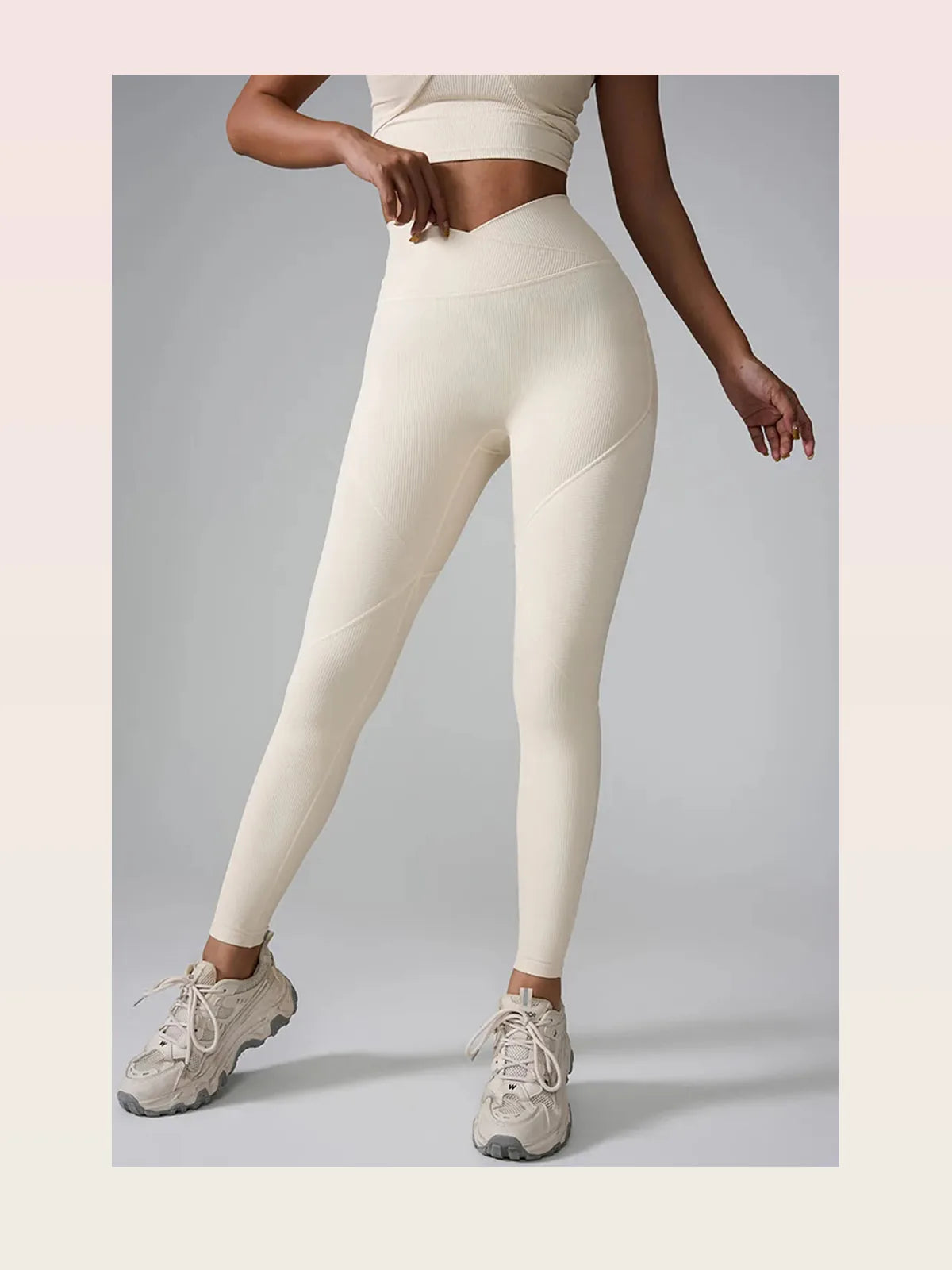 High Waist Active Leggings with Four-Way Stretch