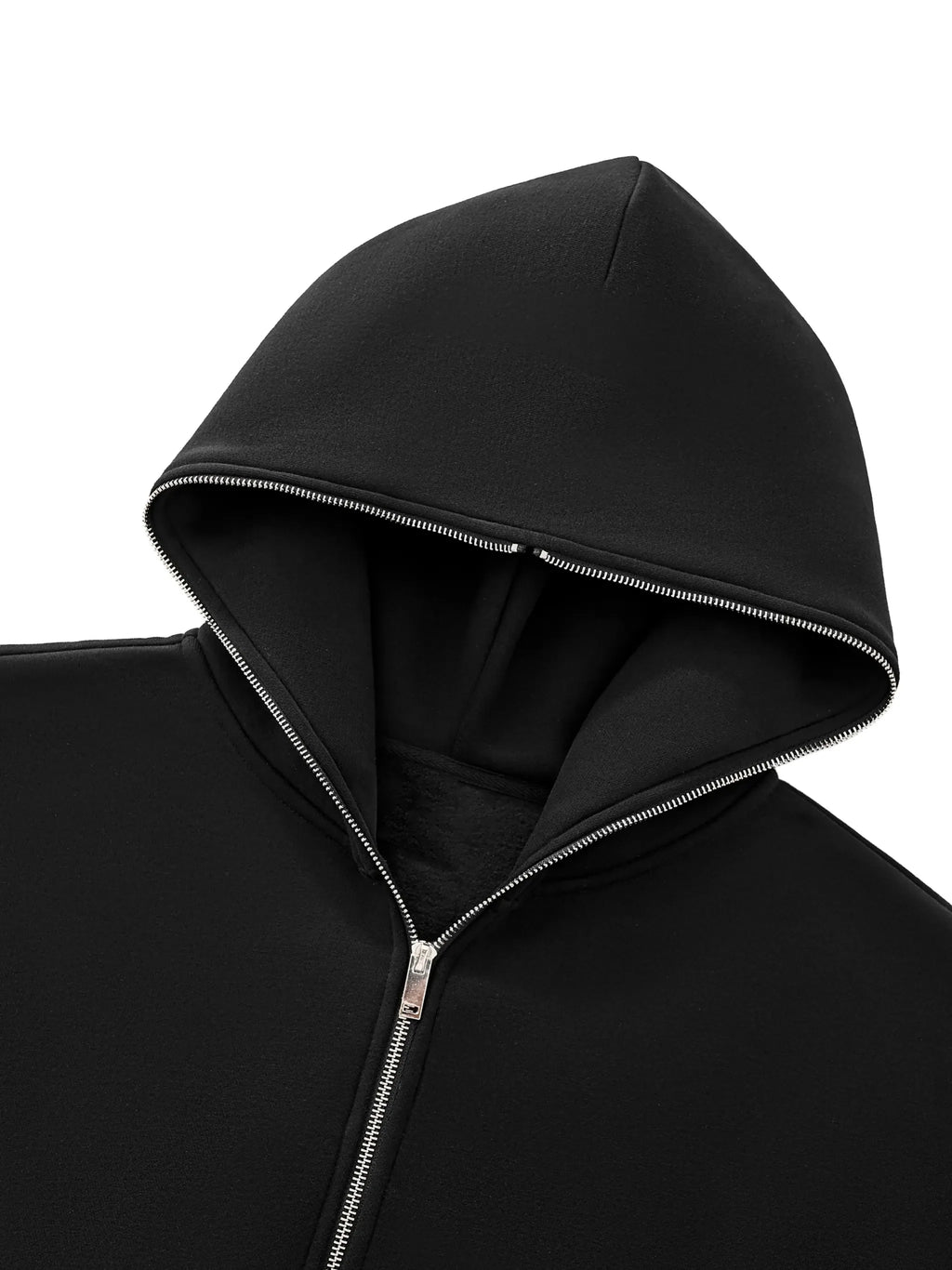 Loki & Ivy Fleeced Full-Zip Boxy Hoodie
