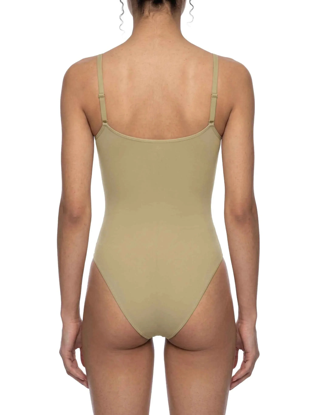 Loki & Ivy Women’s Full-Zip Ruched Bodysuit