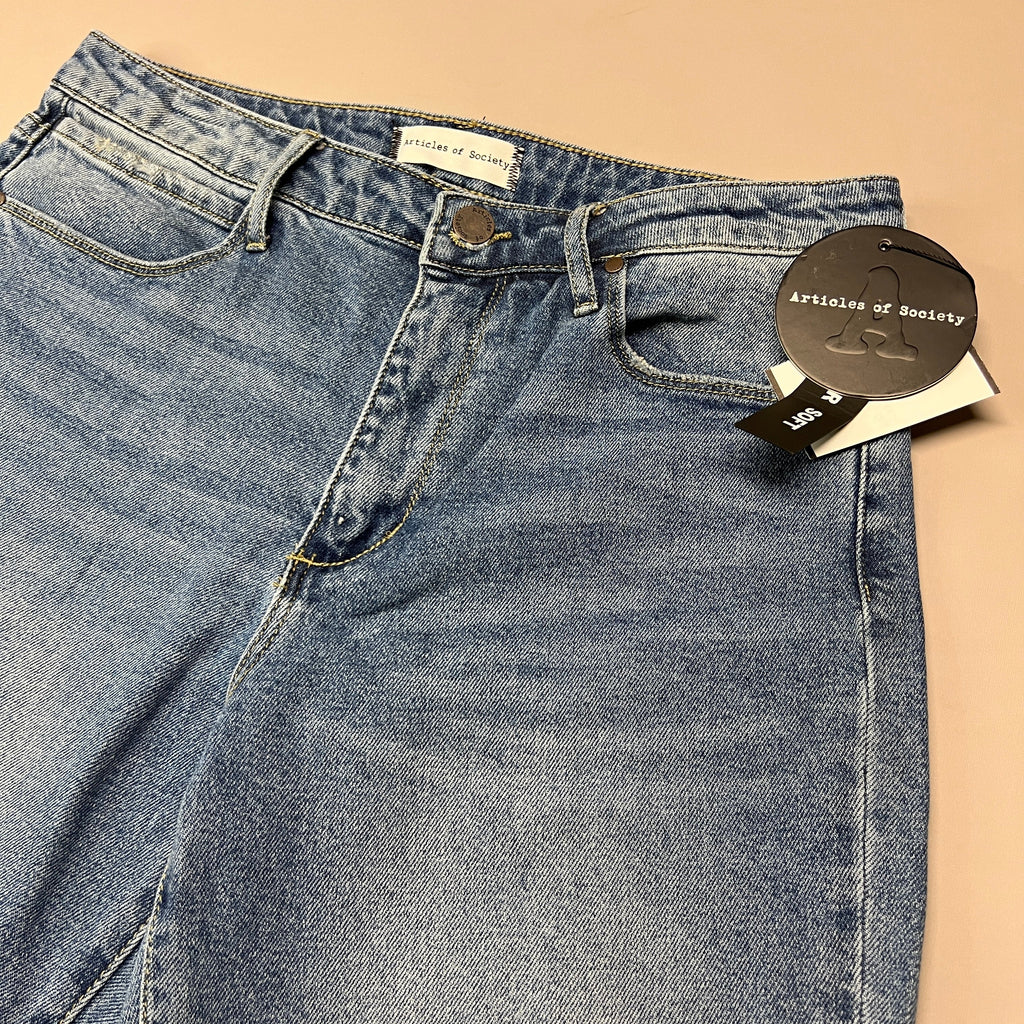ARTICLES OF SOCIETY OMAO High Rise Denim Jeans Women's Sz 28 Blue 4009TQ3-716 (New)