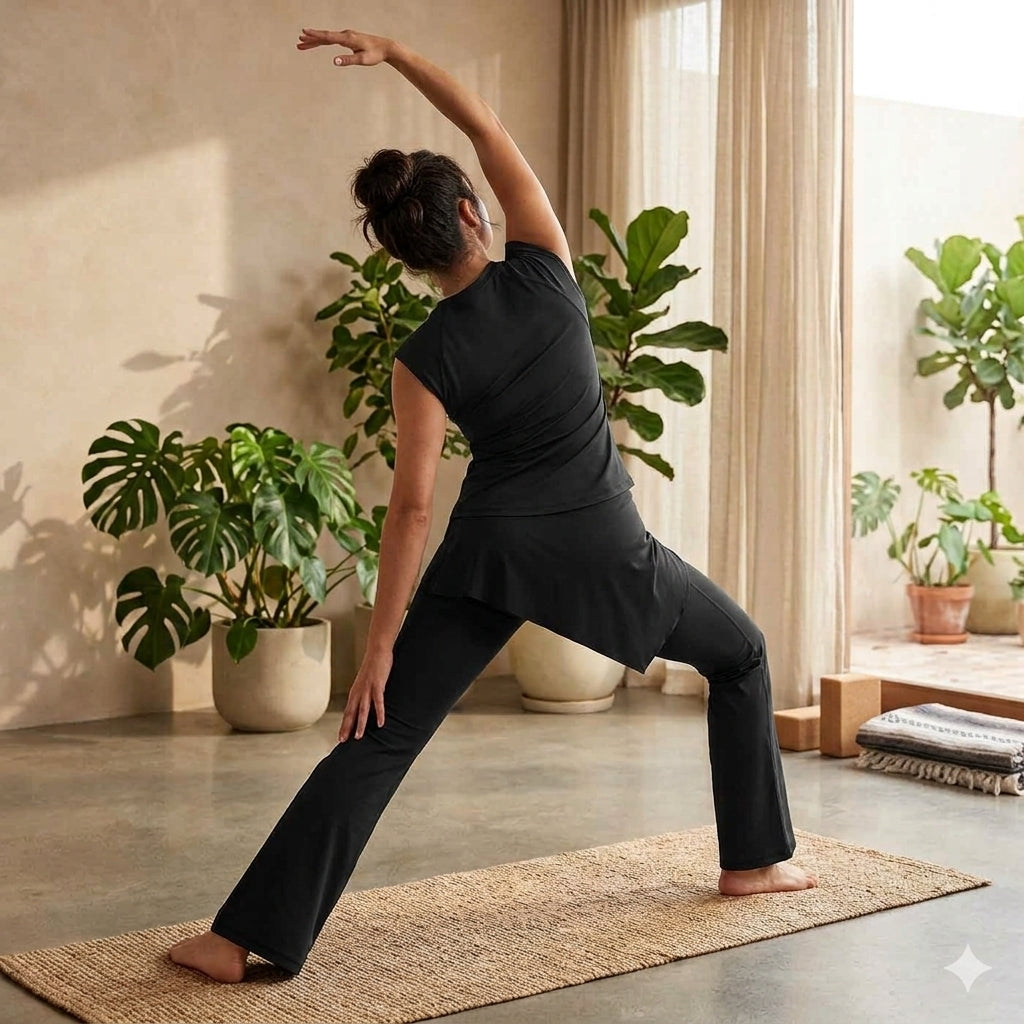 Loki & Ivy Women’s Skirted Flare Yoga Leggings
