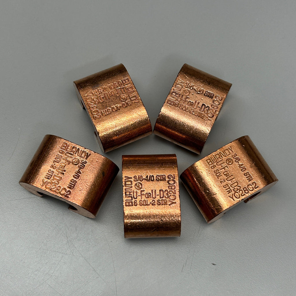 BURNDY 5-PACK Copper Tap Connectors YC28C2 (New)