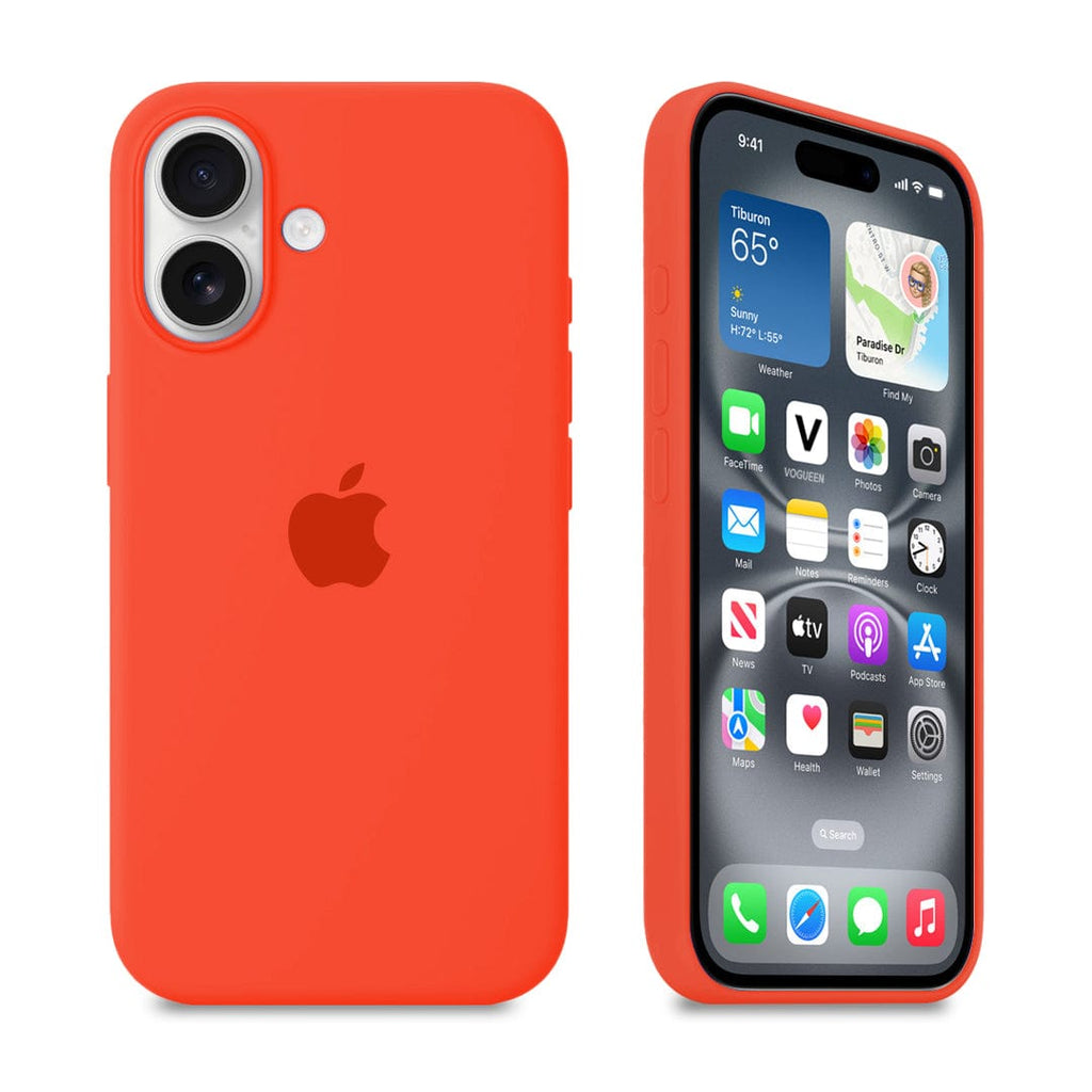 iPhone Silicone Case (Orange)