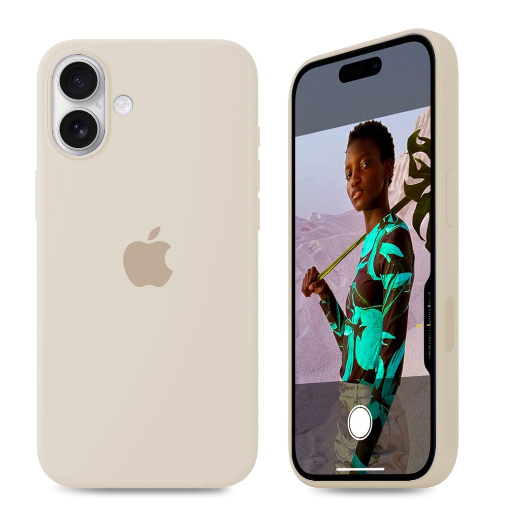 iPhone Silicone Case (Antique White)